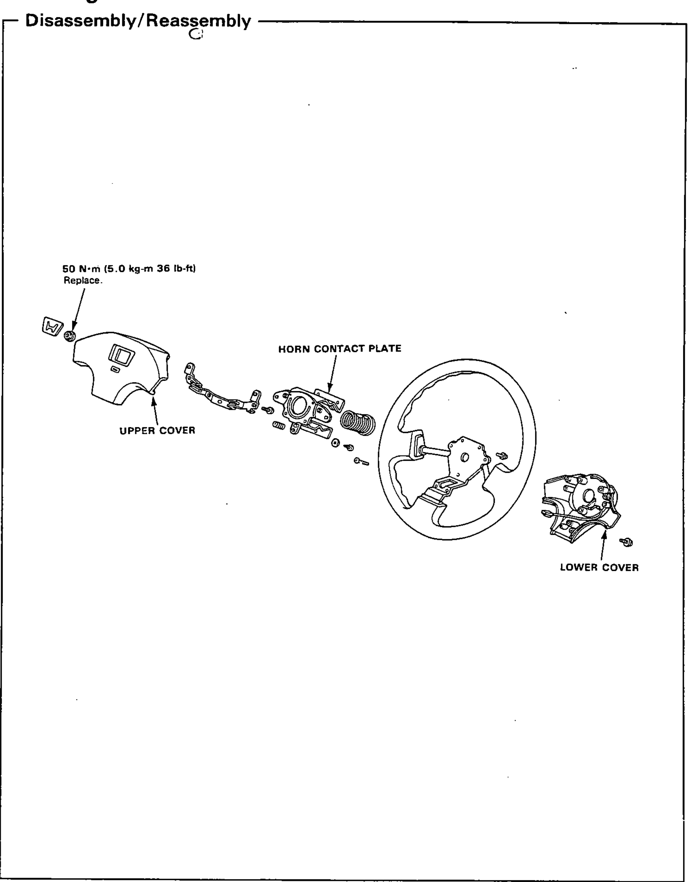Steering Wheel - Disassembly/Reassembly